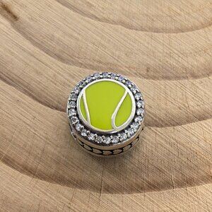 Pandora Tennis Ball Exclusive Charm Pendant, S925 Silver Jewelry